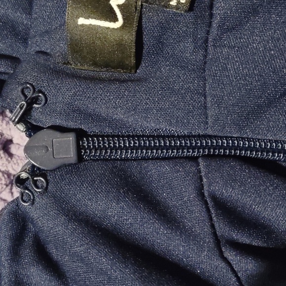 Lulu's Heavenly Hues Navy Formal Gown - Picture 12 of 13